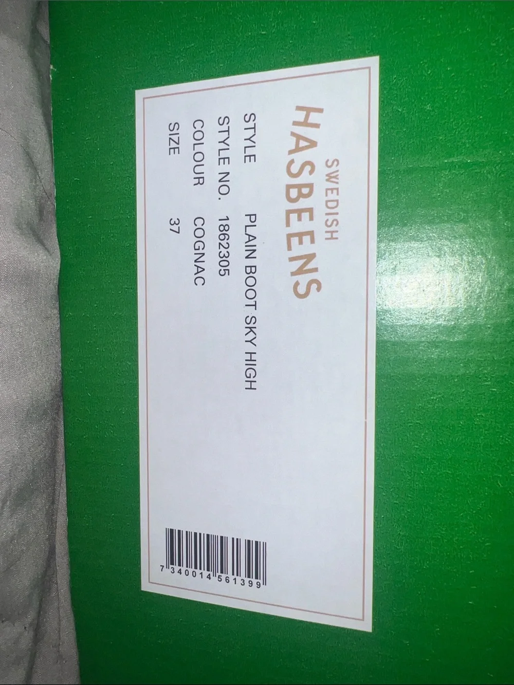 Swedish Hasbeens Plain boot Sky high